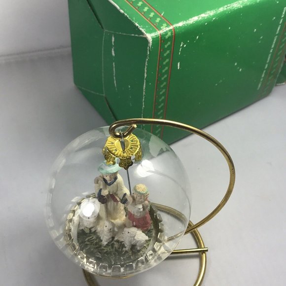 Vintage House Of Lloyd Christmas Around The World Shepherd Ornament With Stand - Picture 8 of 12